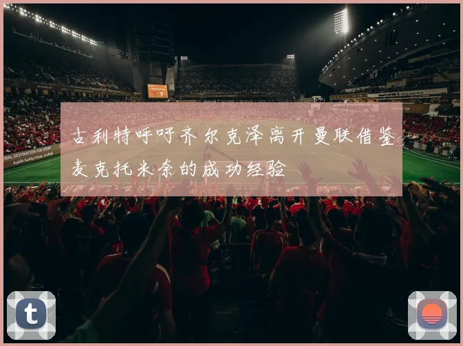 古利特呼吁齐尔克泽离开曼联借鉴麦克托米奈的成功经验